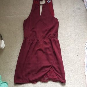 Maroon TOBI Dress